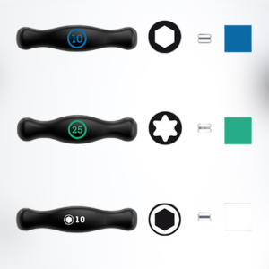 Wera - 454/7 HF Set 1 screwdriver set T-handle screwdrivers Hex-Plus with holding function, 7 pieces - 05023450001