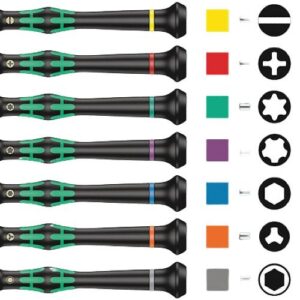 Wera - Kraftform Micro 12 Universal 1 Screwdriver Set for Electronic Applications, 12 pieces 05073675001