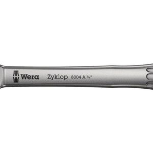 Wera 8004 A Zyklop Metal Ratchet with Switch Lever and 1/4" drive, 1/4" x 141 mm - 05004004001