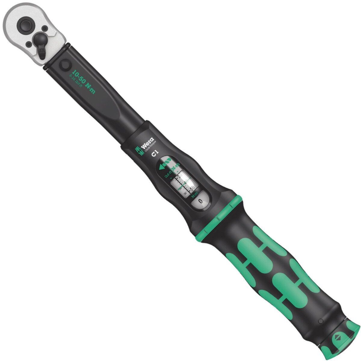 Wera - Click-Torque Adjustable Torque Wrenches with Reversible Ratchet 10-50Nm - 05075620001