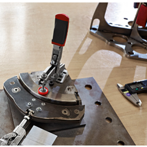 Bessey - Vertical toggle clamp with open arm and horizontal base plate - STC-VH20