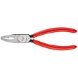 KNIPEX 91 71 160 Glass Nibbling Pincer Plastic Coated Black Atramentized 160 mm